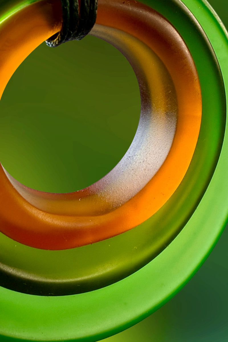 Green and Amber Three Rings