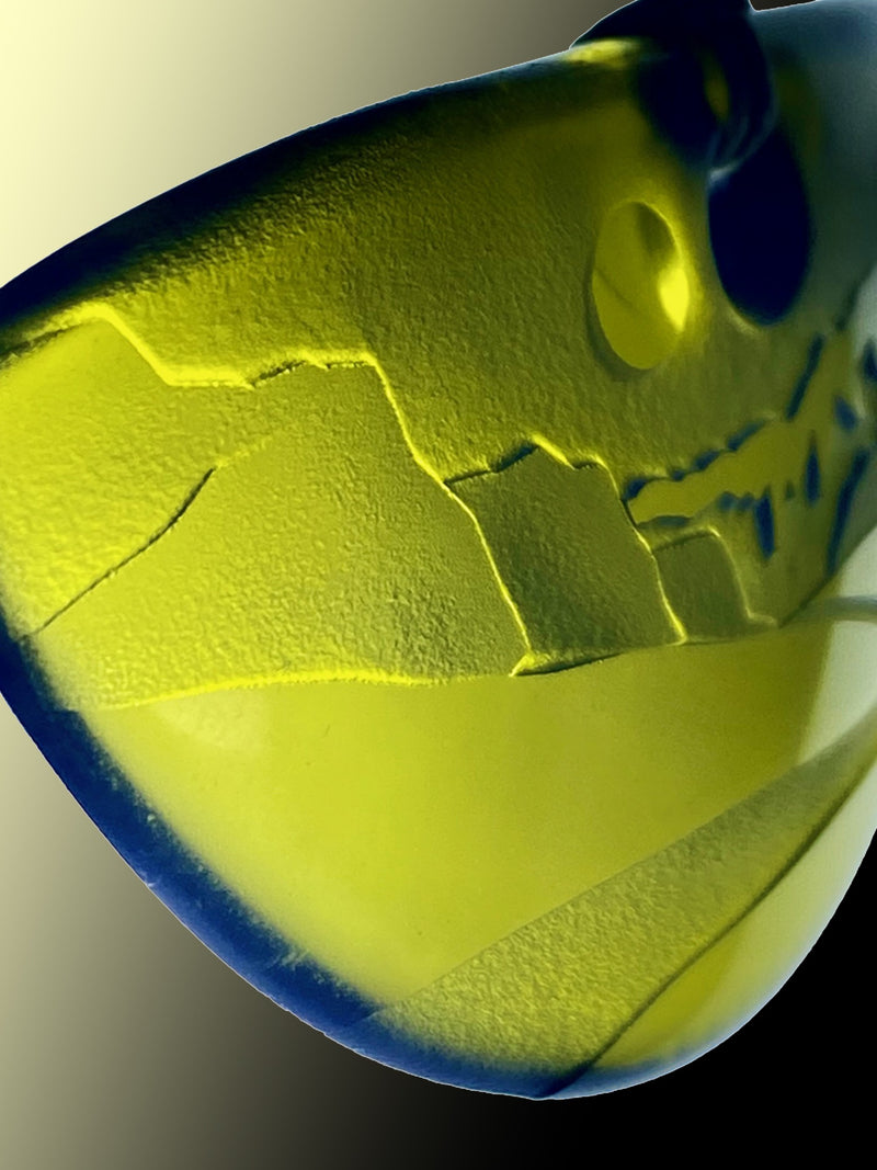 Half Round Landscape Pendant in Subtle Green