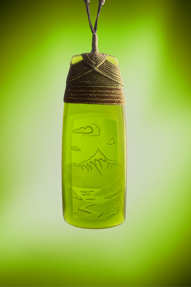 Green Landscape Pendant