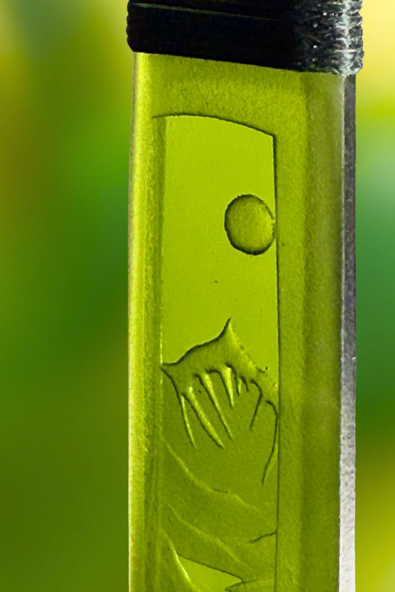 Green Moonscape Pendant