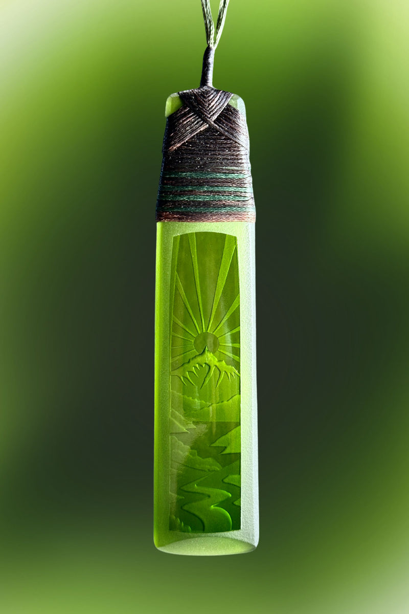 Mountain Sunburst Pendant