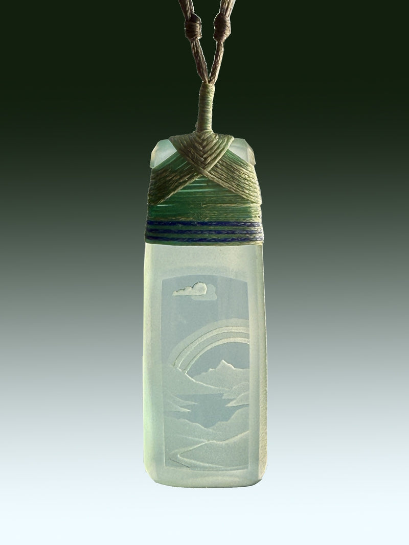 Rainbow Landscape Pendant