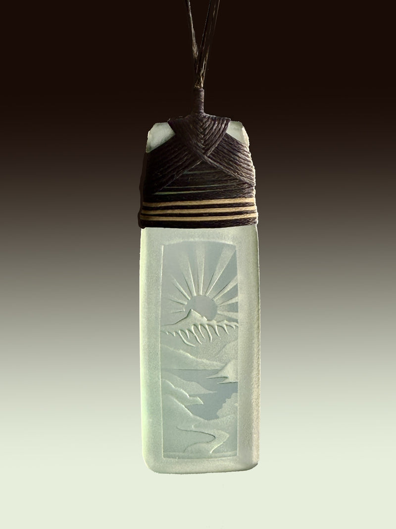 Mountain Sunburst Pendant