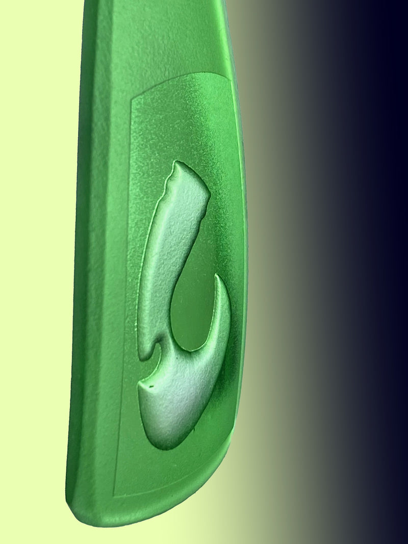 Bright Green Hei Matau Pendant