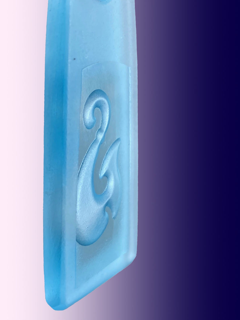 Bombay Blue Hei Matau Pendant