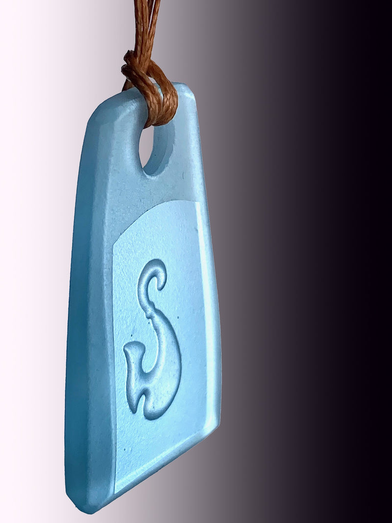 Little Bombay Blue Hei Matau Pendant