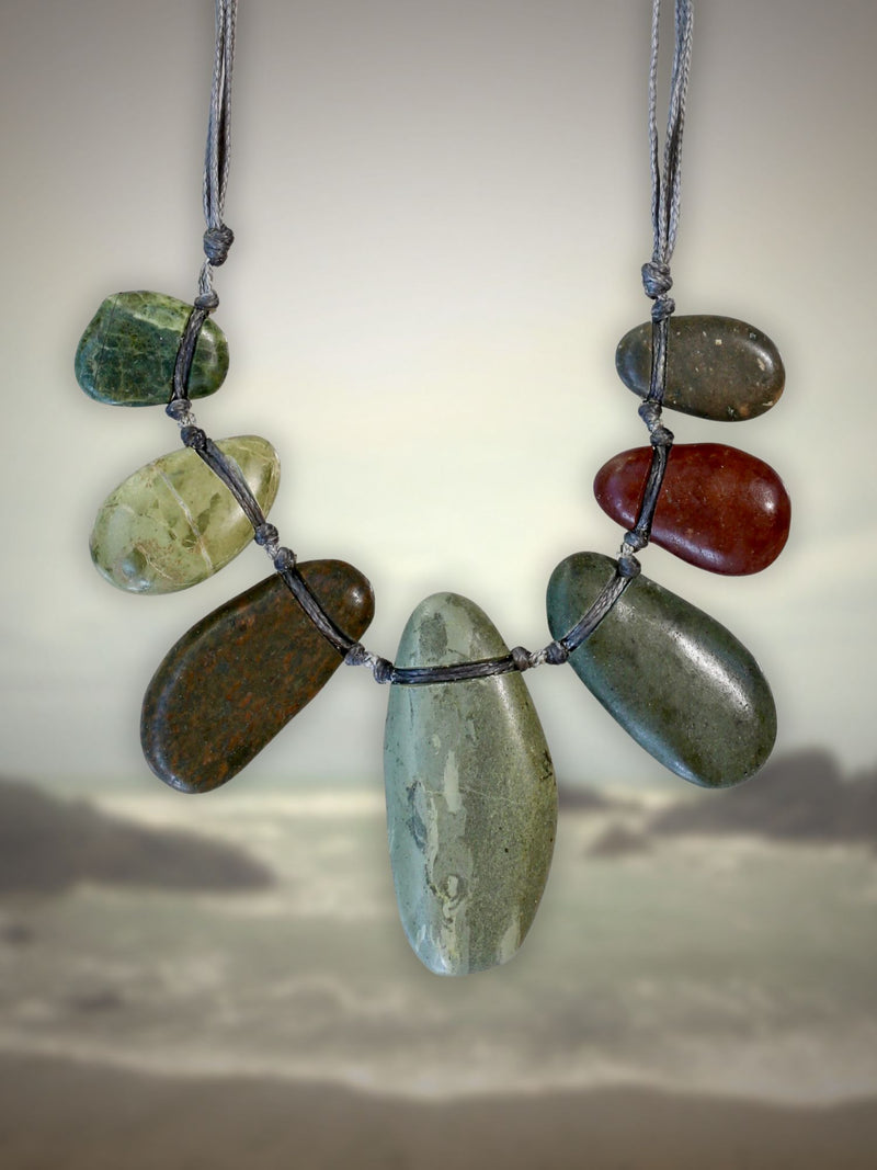 Gem Stone Necklace Colourful