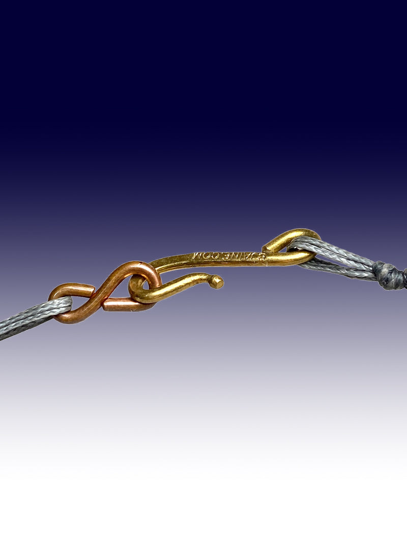 Vintage Blue China Statement Necklace