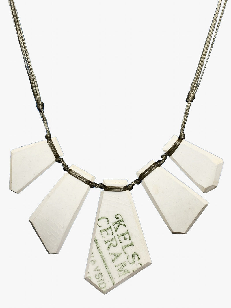 Crown Lynn Wayside Ceramic Array Necklace