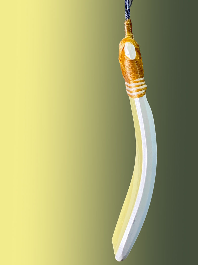 Crown Lynn Colour Glaze Pastel Yellow Ceramic Pendant