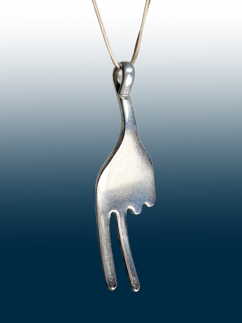 Peace Out Forked Fingers