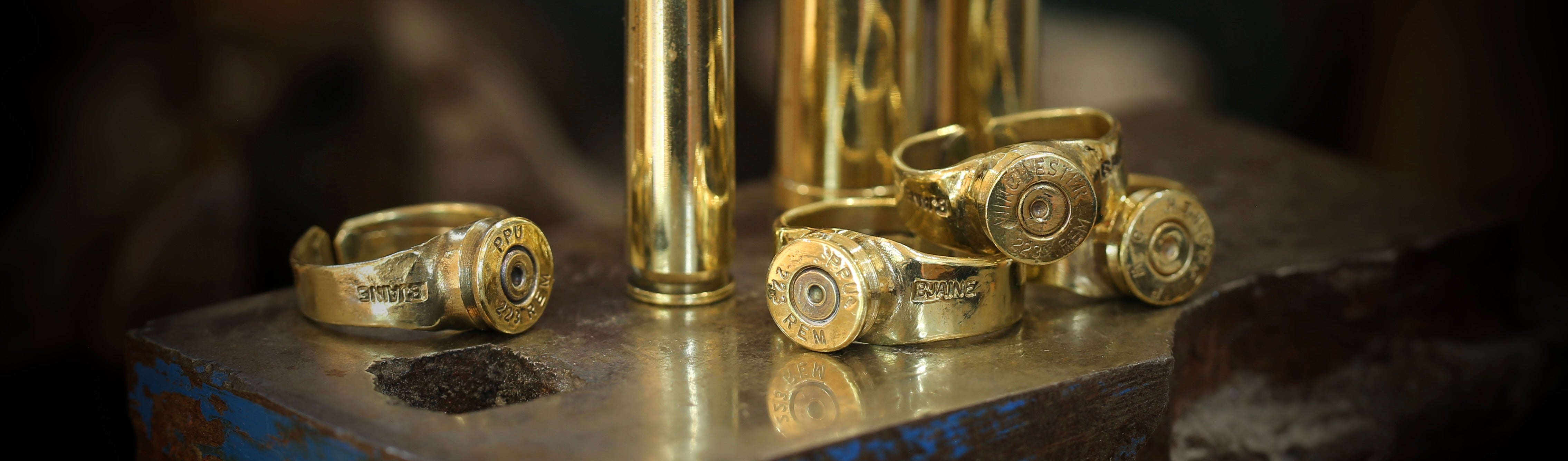 Bullet Rings – Brendon Jaine Jewellery