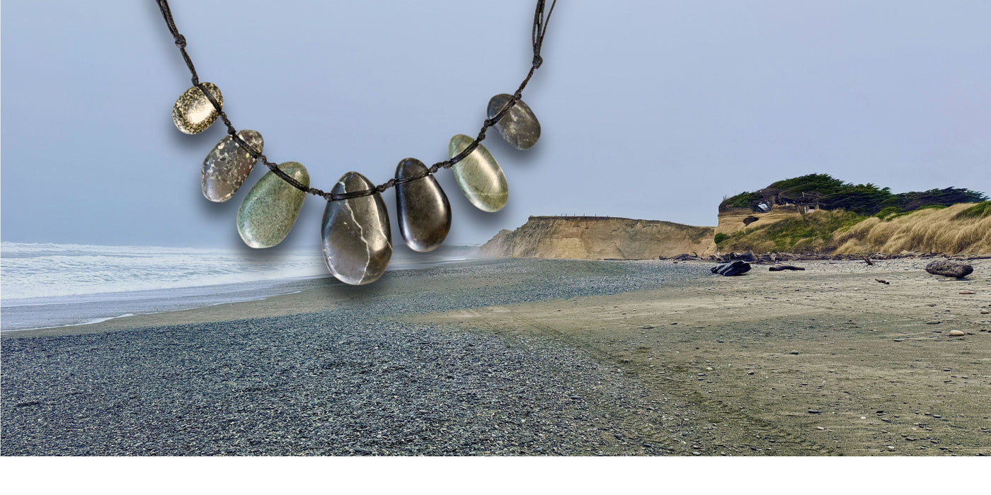 Gem Stone Beach Necklaces
