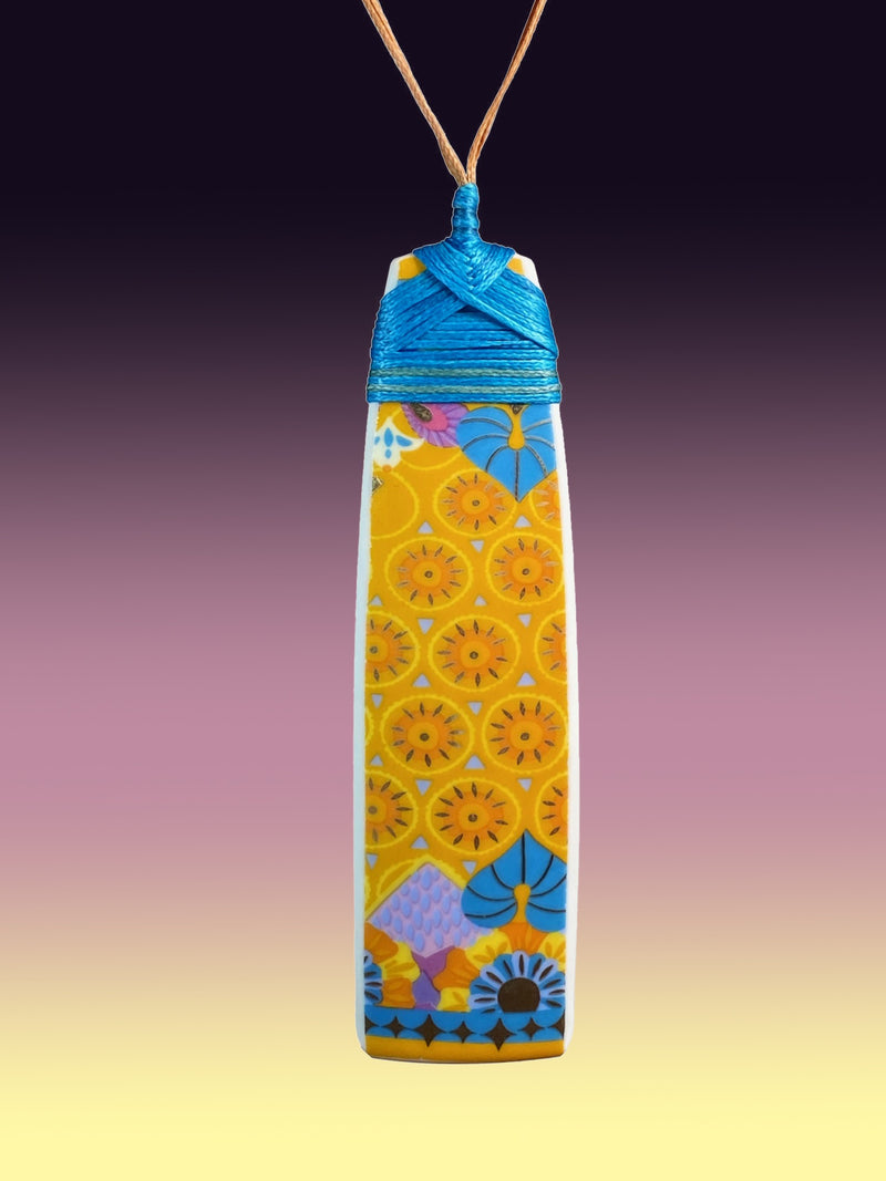 Moroccan Yellow Ceramic Pendant