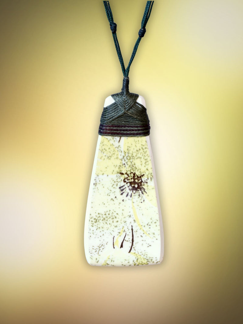 Crown Lynn Lyric Ceramic Pendant