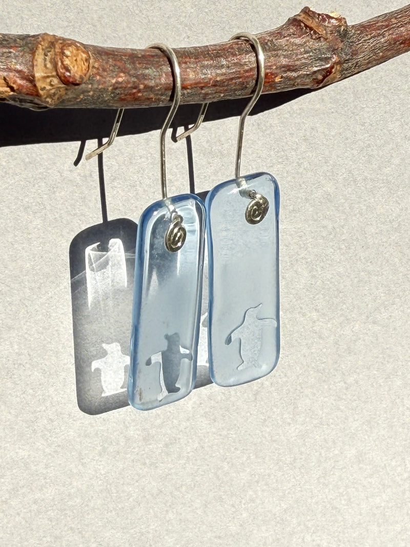 Penguin Signature Earrings in Pinnacle Blue
