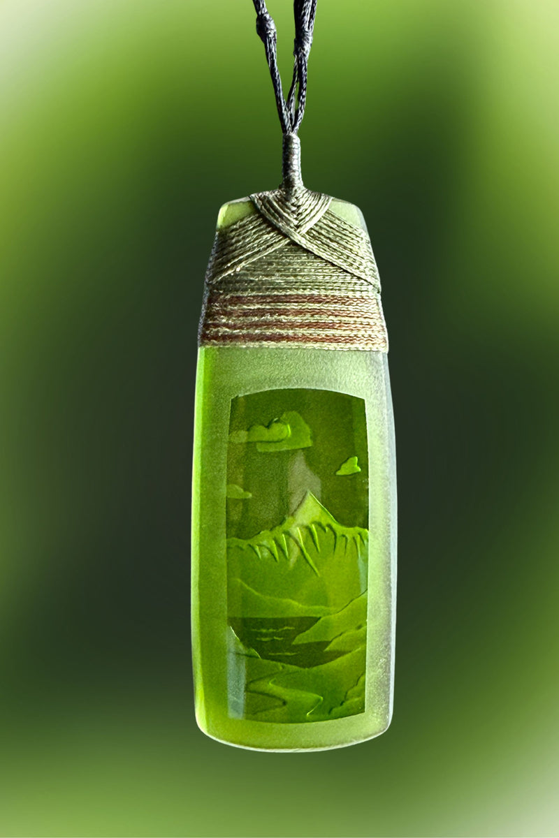 Green Landscape Pendant