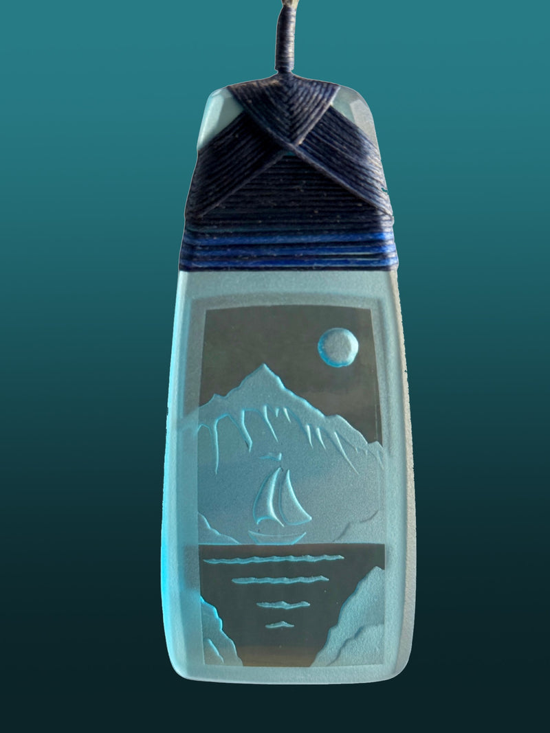 Big Lake and Boat Pendant