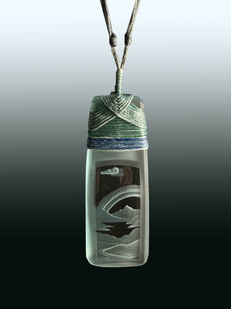 Rainbow Landscape Pendant