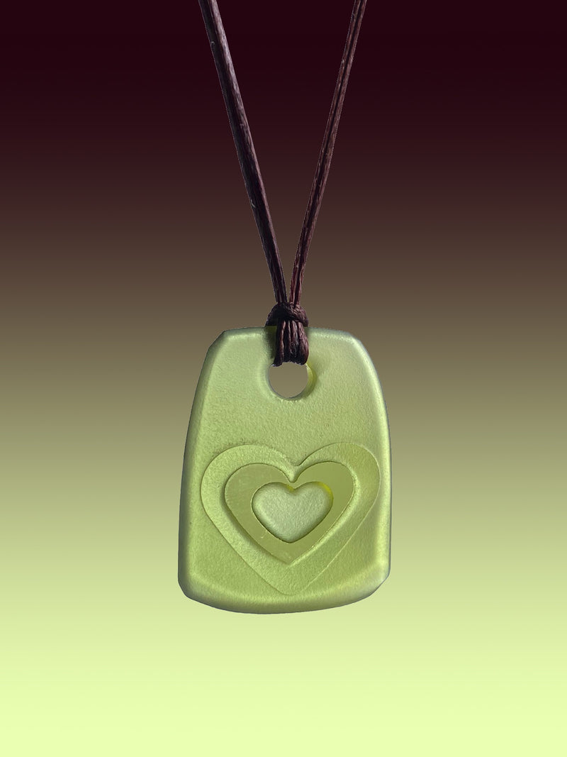 Little Green Heart Pendant